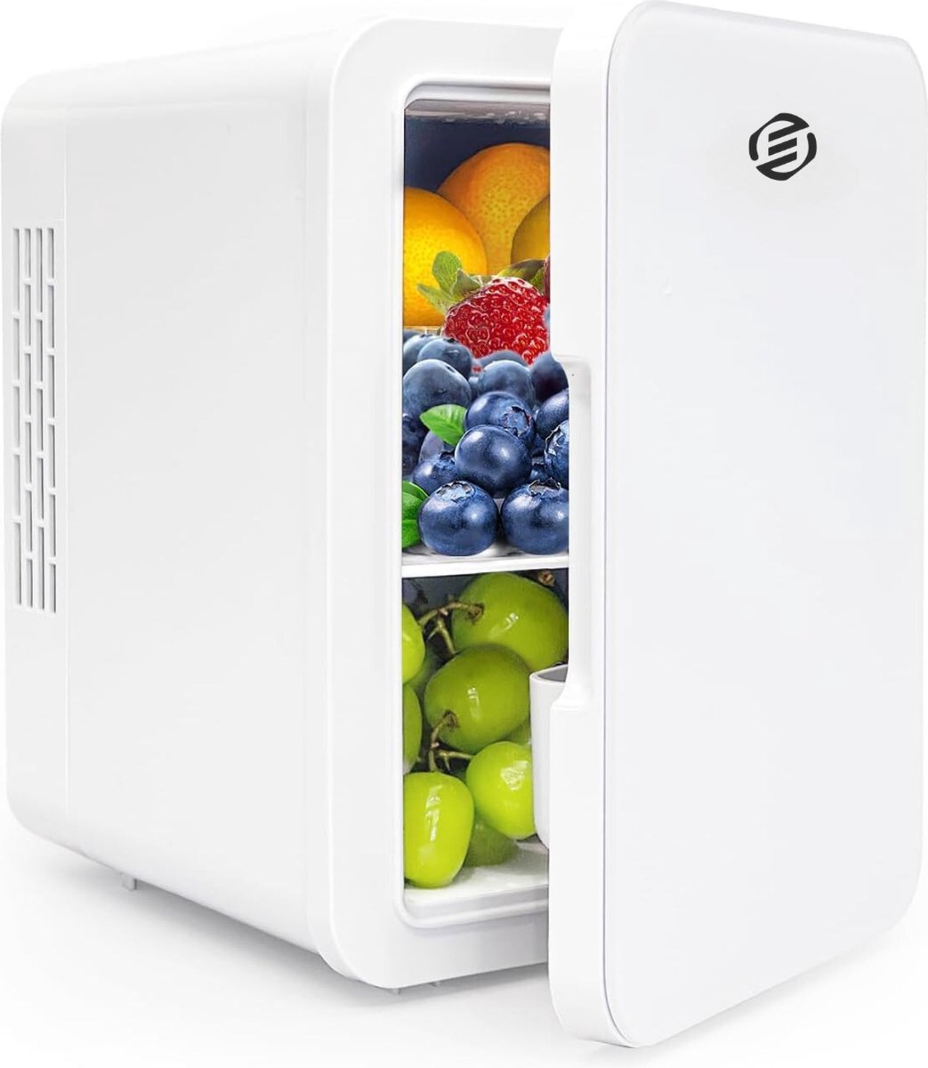 Equivera Mini Fridge - Fridge - Mini Fridge for Drinks - Mini Fridge Eten En Drinken - Mini Koelkast - Mini Koelkasten - Minikoelkast - Koelkastje -