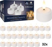 Extsud 12Er Led Vlamloze Kaarsen, Oplaadbare