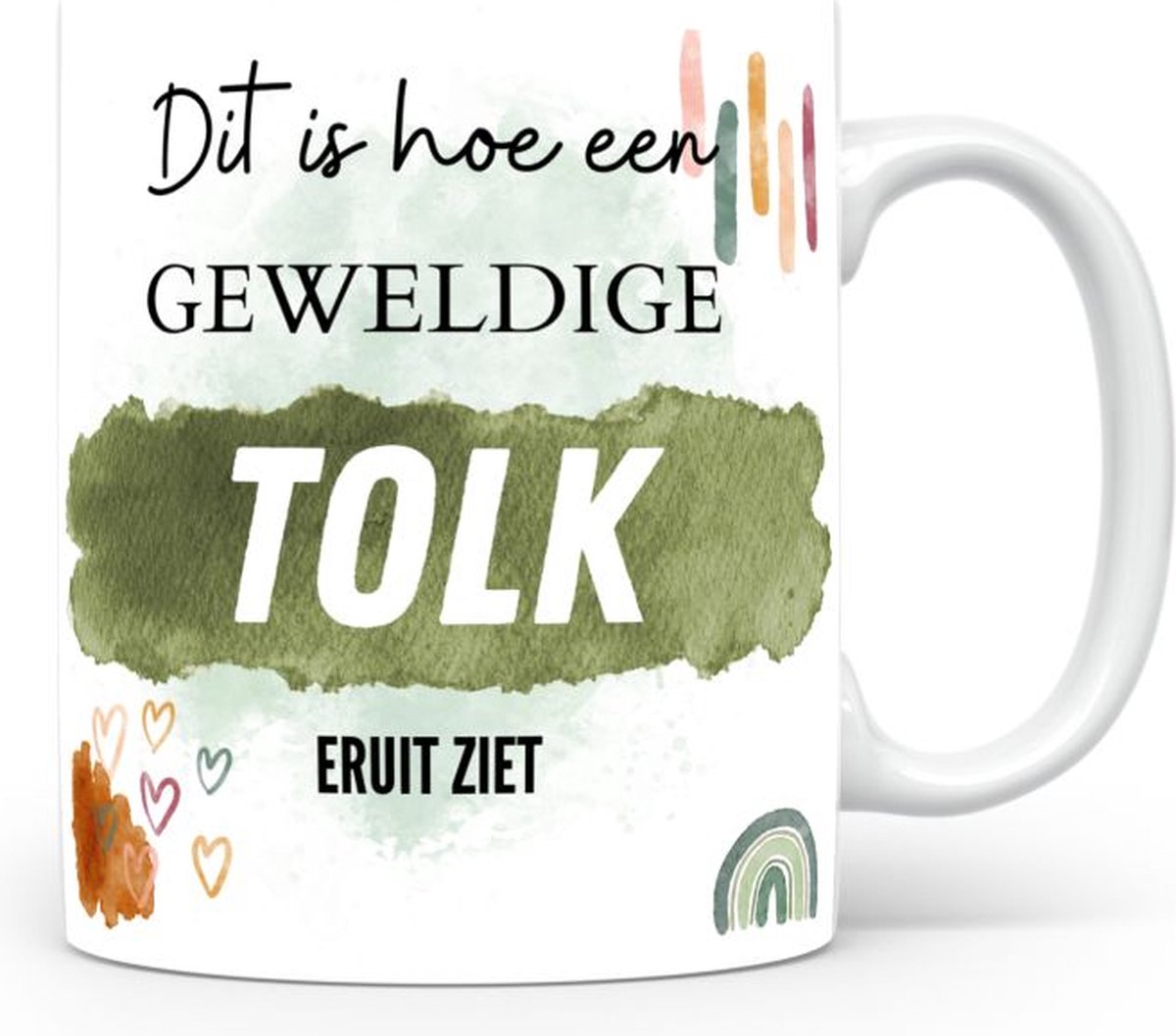 Mok bedrukken met beroep Tolk