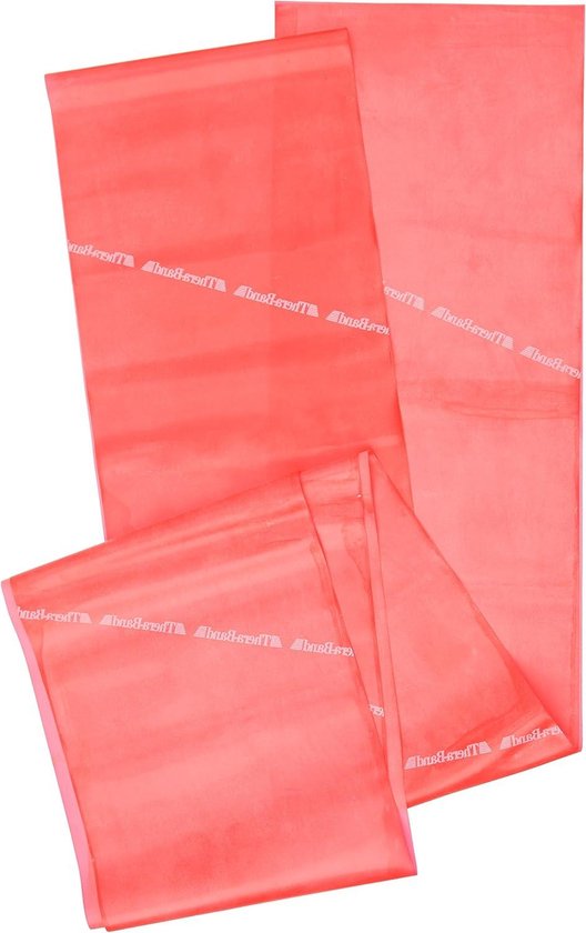 Bande élastique Thera-Band - Rouge - 25 mètres - Avec poche zippée