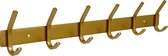Duna Wandkapstok - 12 Haken - RVS - Muur Kapstok Hangend - Handdoekrek - 3M Tape - Messing