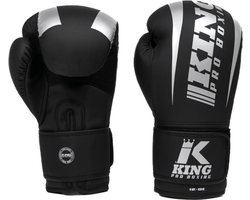 King Pro Boxing Revo Series 7 - (Kick)bokshandschoenen - 14 oz - Zwart / Wit