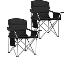 TRVLMORE Campingstoelen XL - Opvouwbaar - 2-Pack - 150KG ...
