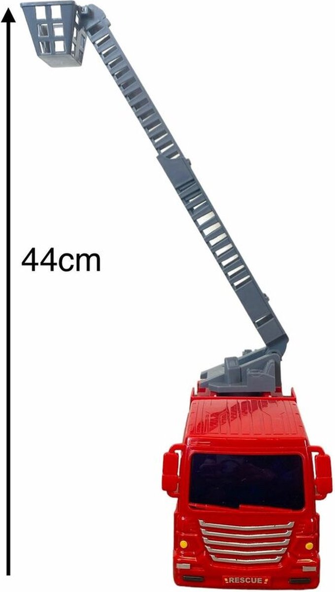 R/C Fire Truck - Afstand Bestuurbaar Brandweerwagen - met draaibare ladder 360° - Brandweer auto — afbeelding 10