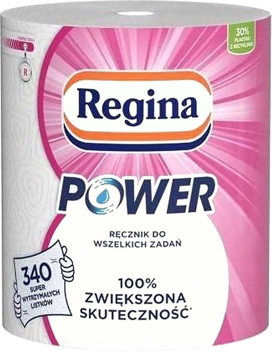 Goedkoopste Regina papieren handdoek voor huishoudelijke reiniging POWER 1 rol, PZH goedgekeurd