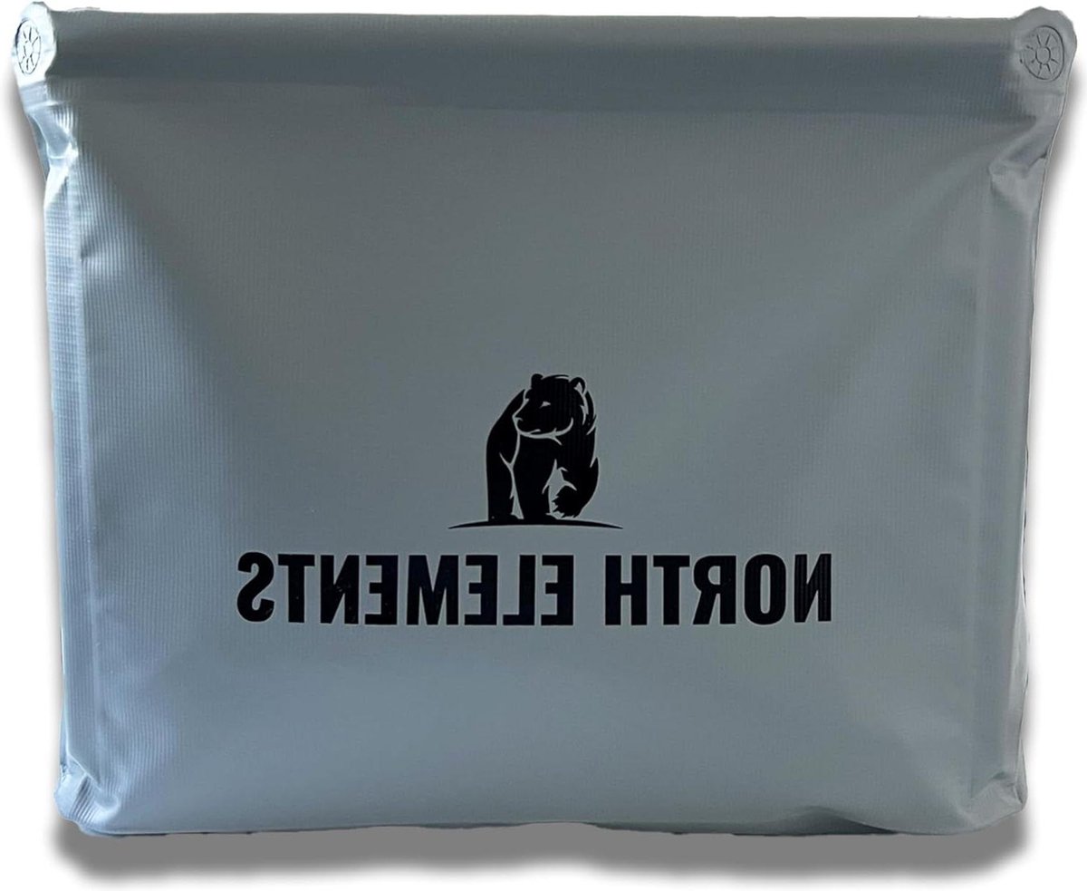 Goedkoopste Opvouwbare afwasteil - Campingwaskom van zeilweefsel - Spoelbak emmer camping outdoor grijs Opvouwbare afwasteil