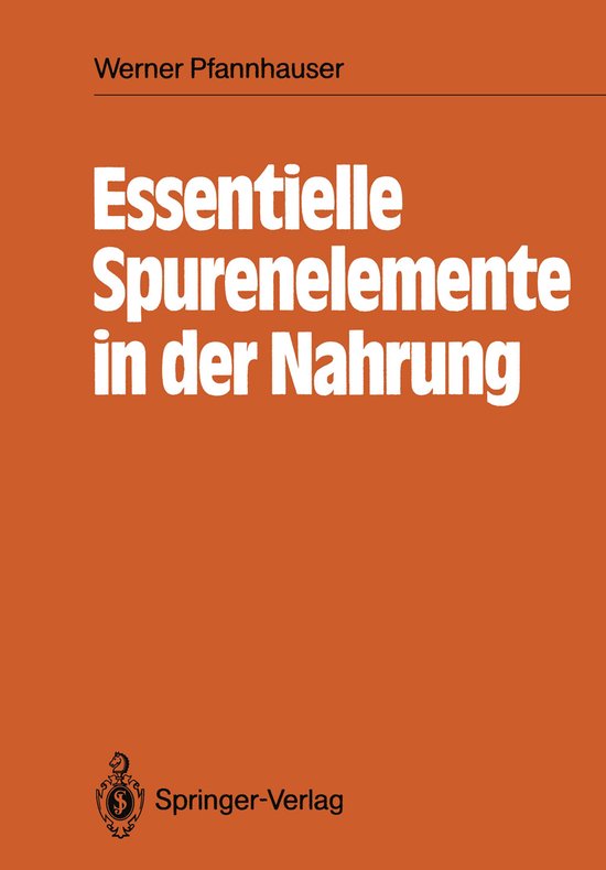 Essentielle Spurenelemente in der Nahrung - cover