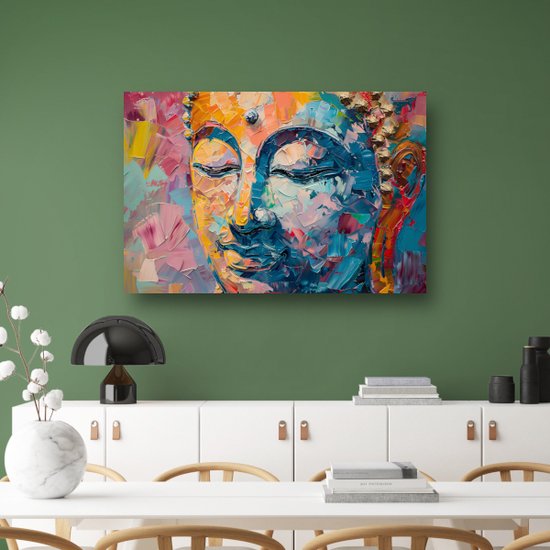 Tableau art abstrait sur verre - Tableau art moderne sur verre - Tableau salon - Décoration murale classique - Tableau plexiglas - Art mural verre acrylique 75x50 cm