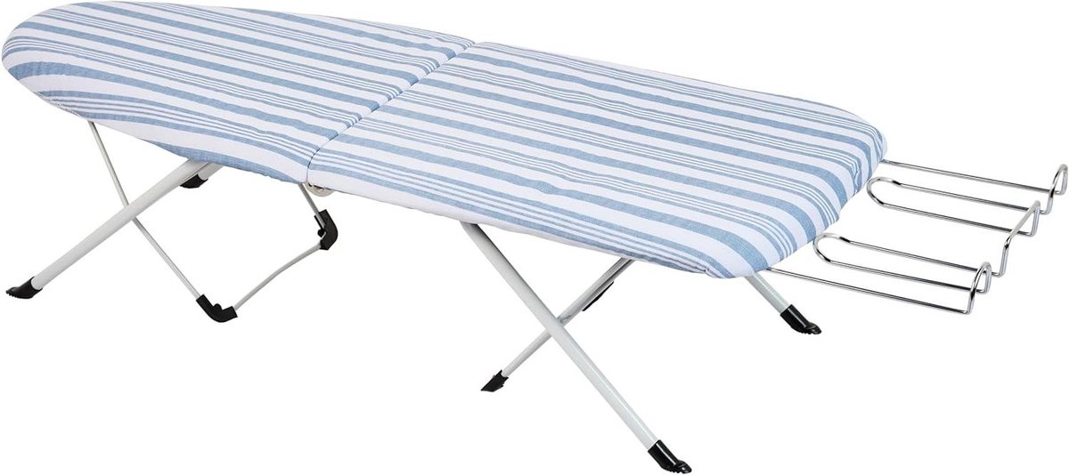 Goedkoopste Opvouwbare strijkplank voor tafelblad - meerkleurig - compact formaat 31.496002x8.1281x42.011601 cm Strijkplank