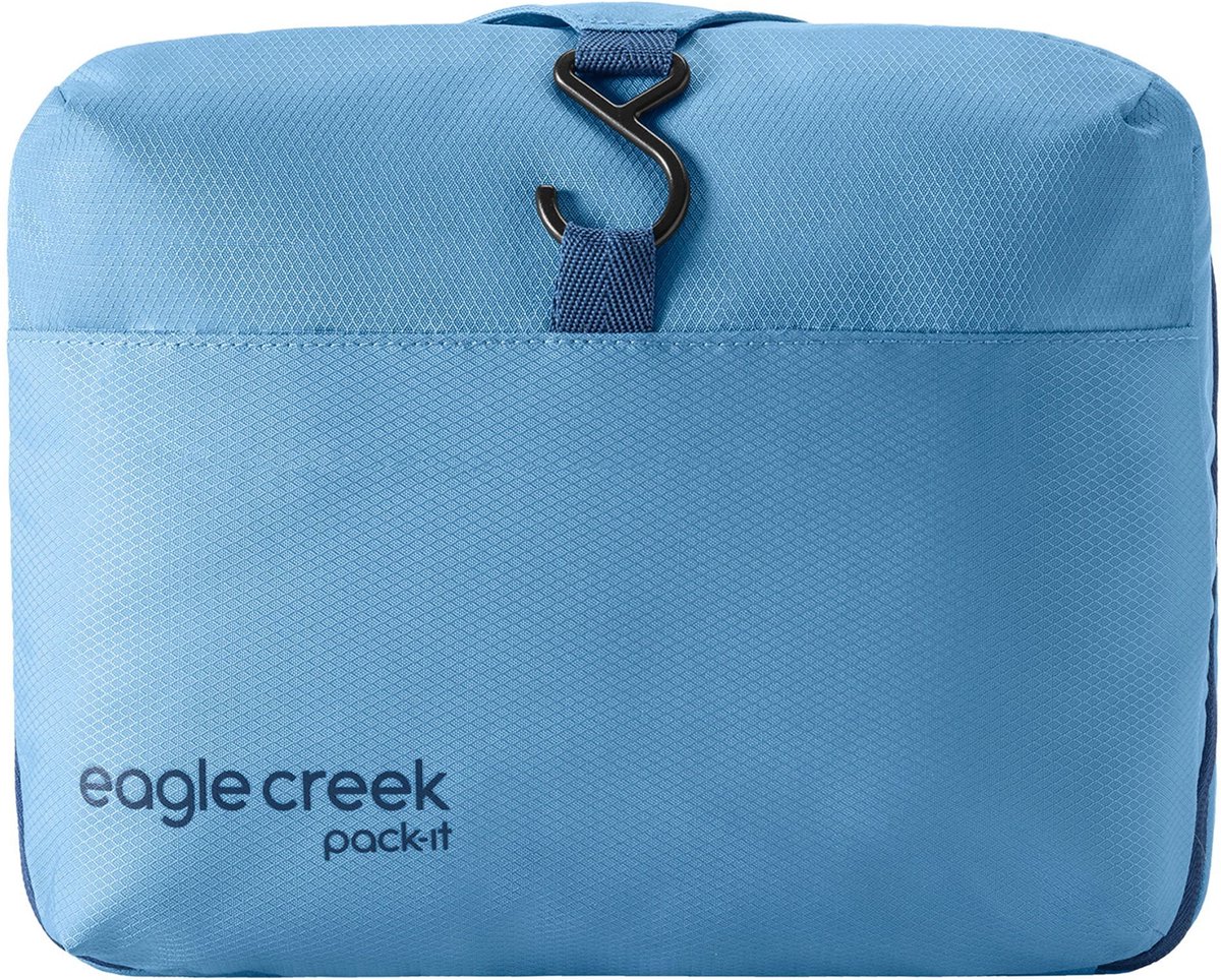 eagle creek Toilettas Pack-It Reveal Hanging Toiletry Kit Blue Dawn Lichtblauw