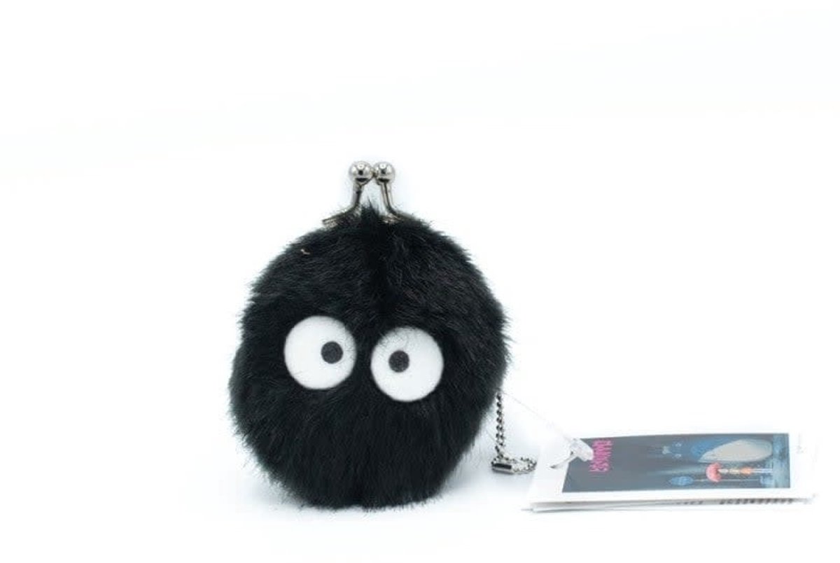 Ghibli - My Neighbor Totoro - Soot Sprite Pluche - Knuffel Mini Munttasje