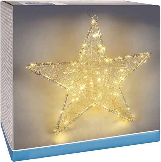 Lichtgevende Ster 30 LED 30 cm - Kerstverlichting - Lichting - Kerst - Lampjes