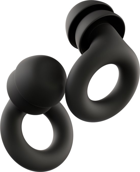 Loop Quiet 2 Plus-oordopjes met Double Tips – Supercomfortabele herbruikbare oordopjes voor slaap, diepe concentratie, gevoeligheid voor geluid en reizen | 24 dB (SNR) demping + 3 dB met Double Tips