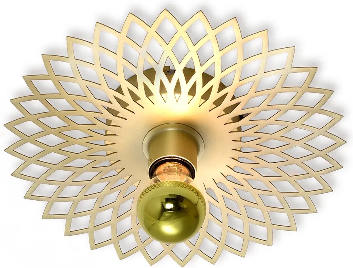 Plafondlamp Ombra Ø 30 cm mat goud