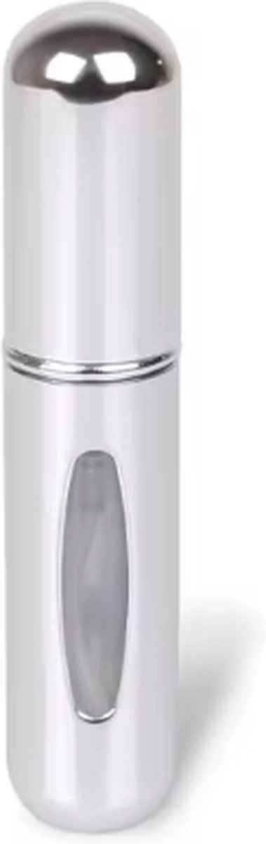 Goedkoopste Scoby - Mini Parfum Flesjes - Navulbare Parfum Flesje - Lipstick Formaat - Travel Atomizer - 2 stuks - Zilver