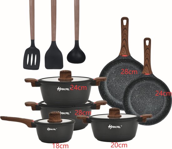 Test : kasanova set casseroles antiadhésives induction 15 pièces