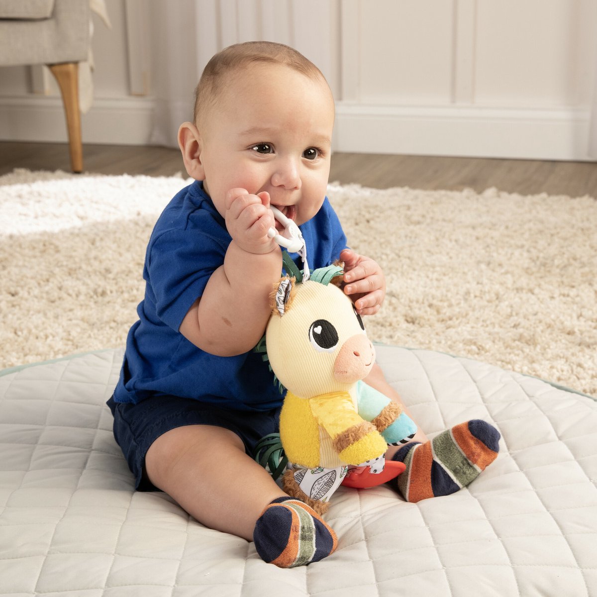 Lamaze Carson het Trekpaard - Educatief babyspeelgoed - Spelen en ontdekken - Knuffel — afbeelding 3