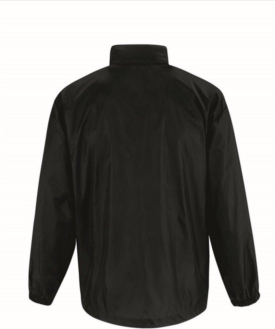 Windjas/regenjas voor heren zwart maat XL