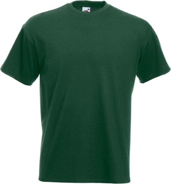 Fruit of the Loom t-shirts L donkergroen