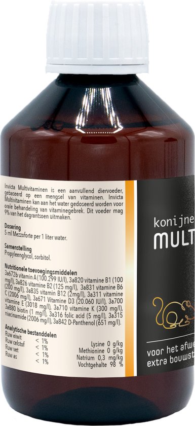 Invicta Multivitamins - Complément alimentaire - 250 ml