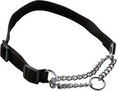 Adori Slipketting Halsband Nylon Zwart - Hondenhalsband - M/L 35-55x2.0 Cm