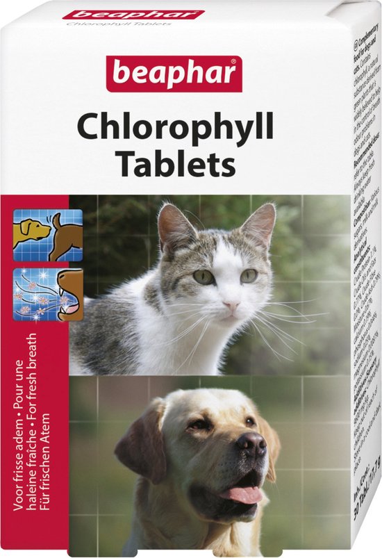 Beaphar Chlorophyl Tabletten - Gebitsverzorging - 30 tab