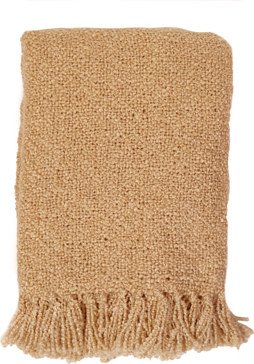 Leila plaid beige 170x130cm