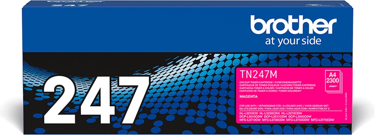 Brother TN-247M tonercartridge 1 stuk(s) Origineel Magenta