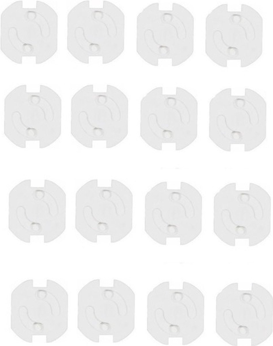 Stopcontactbeveiliging - 36x stuks - wit - stopcontactbeschermers - kinderbeveiliging