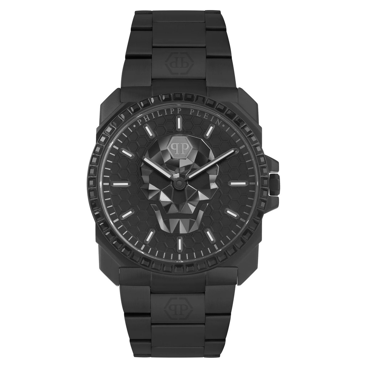 Philipp Plein - Heren Horloge Skull King - Zwart