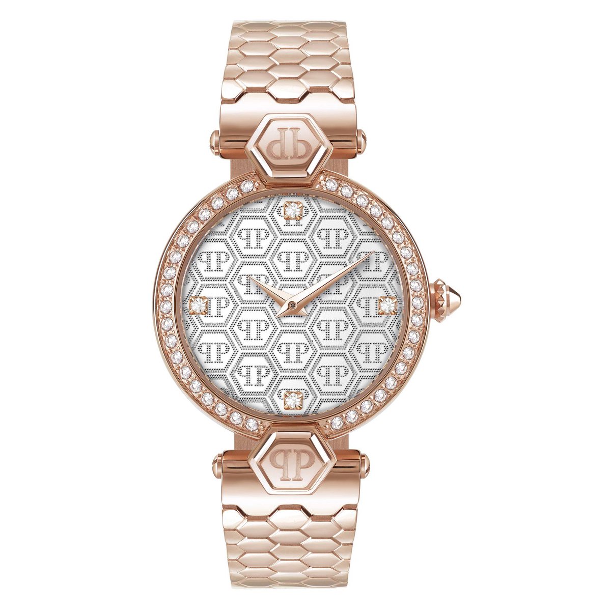 Philipp Plein - Dames Horloge Couture - Rosekleurig