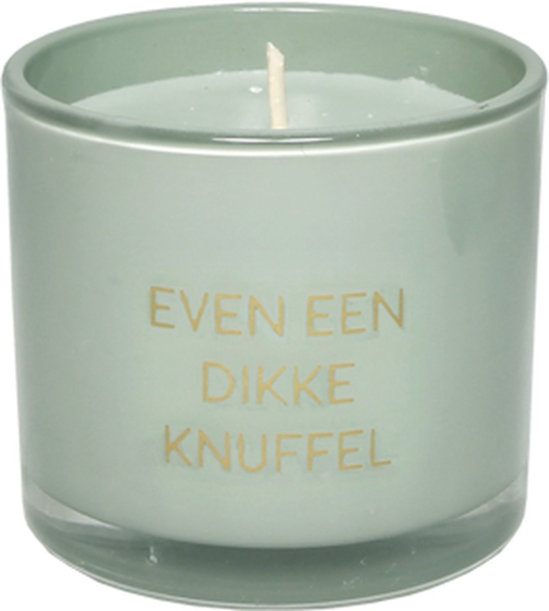 My Flame Lifestyle MY FLAME - Sojakaars - Even een dikke knuffel - Minty Bamboo - groen - 30 branduren