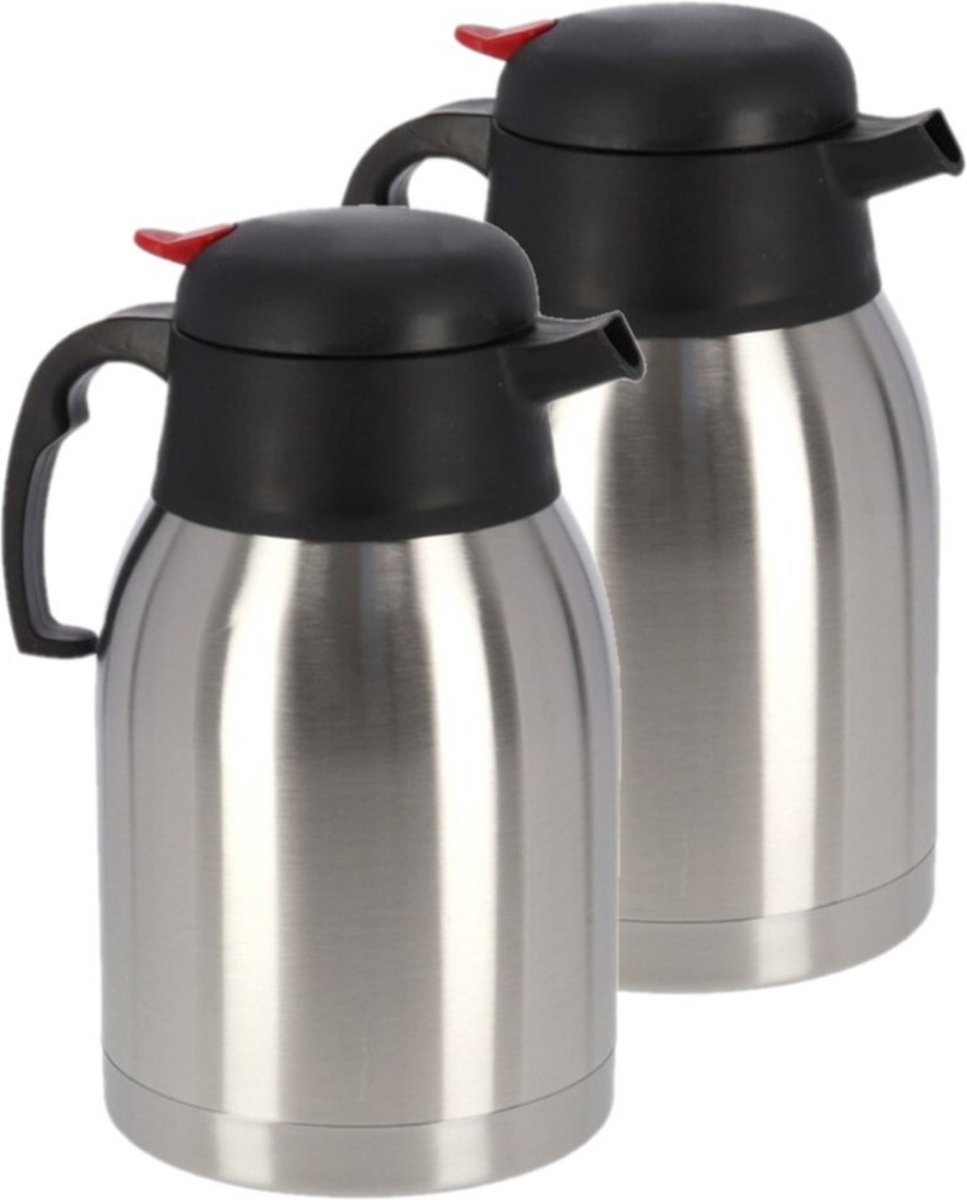 Compare Elite Thermos En Inox Pour Caf&eacute;, Th&eacute; Ou Lait Carafe Thermique &agrave; Double Paroi De 1,2L Price