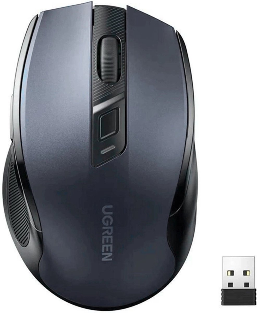 Ugreen - optische - draadloze muis USB 2,4GHz / Bluetooth 5.0 - 4000 - DPI - zwart - (MU006)