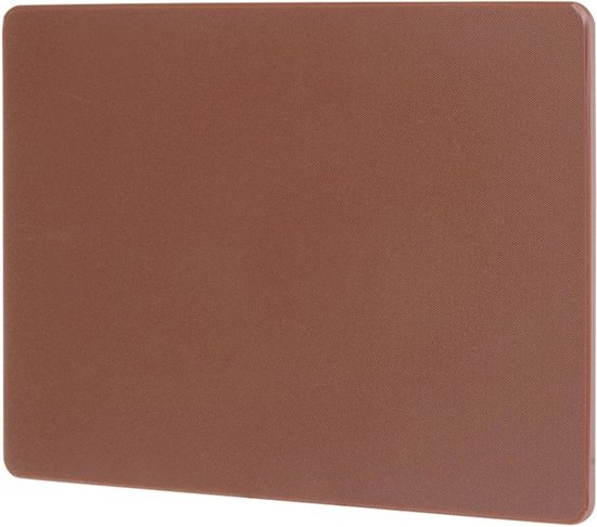 Planche à découper durable Hendi - Certifiée HACCP - Marron - 530x325x10 mm - Utilisation double face