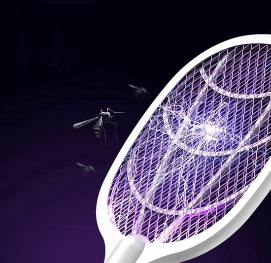 Compact oplaadbaar 2-in-1 insectenvanger met ledlicht - Elektrisch ...
