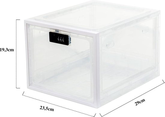 Afsluitbare doos, medicijnenopbergdoos, medicijnbox met cijferslot