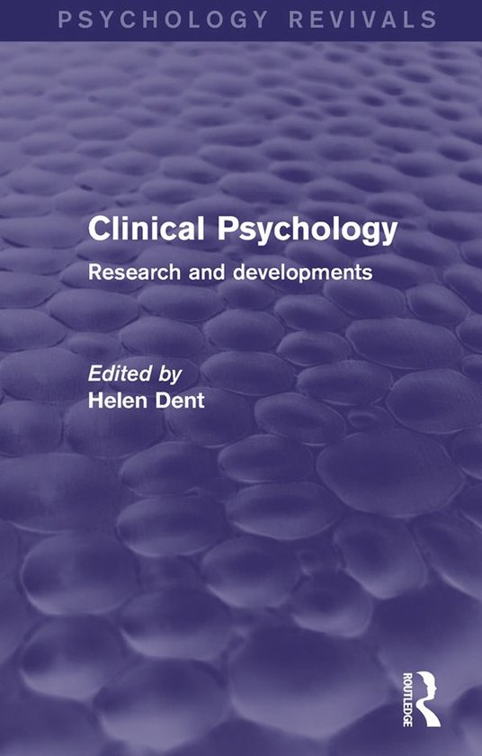 Clinical Psychology (Psychology Revivals) - cover