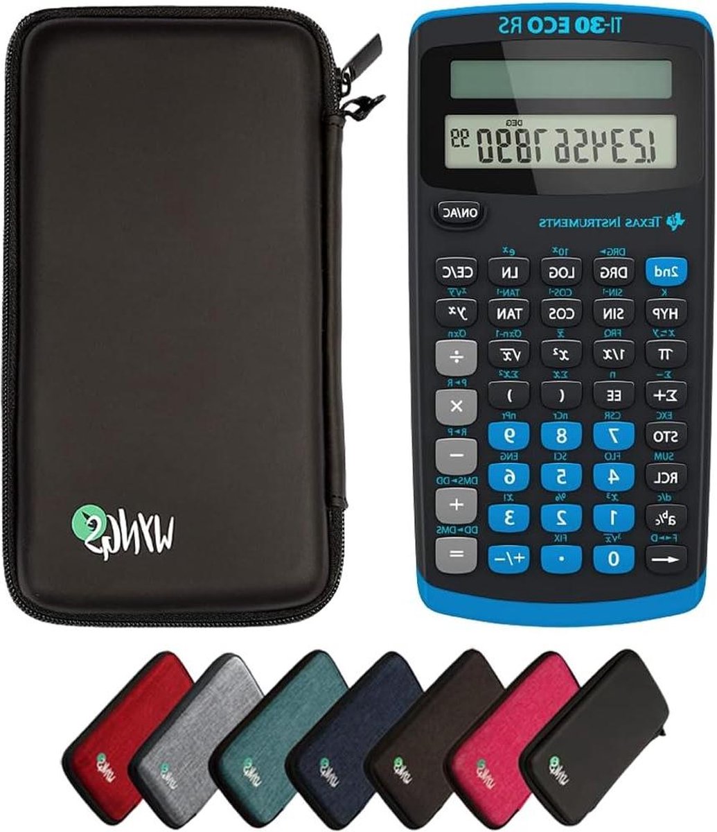 Basispakket zwart Rekenmachine TI-30 ECO RS - Berekeningstool voor Calculuso.
