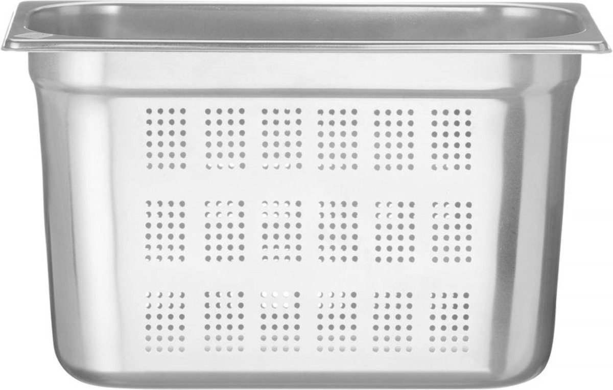 HENDI Gastronormbak – geperforeerd – 7,8L – roestvast staal – 200mm hoog