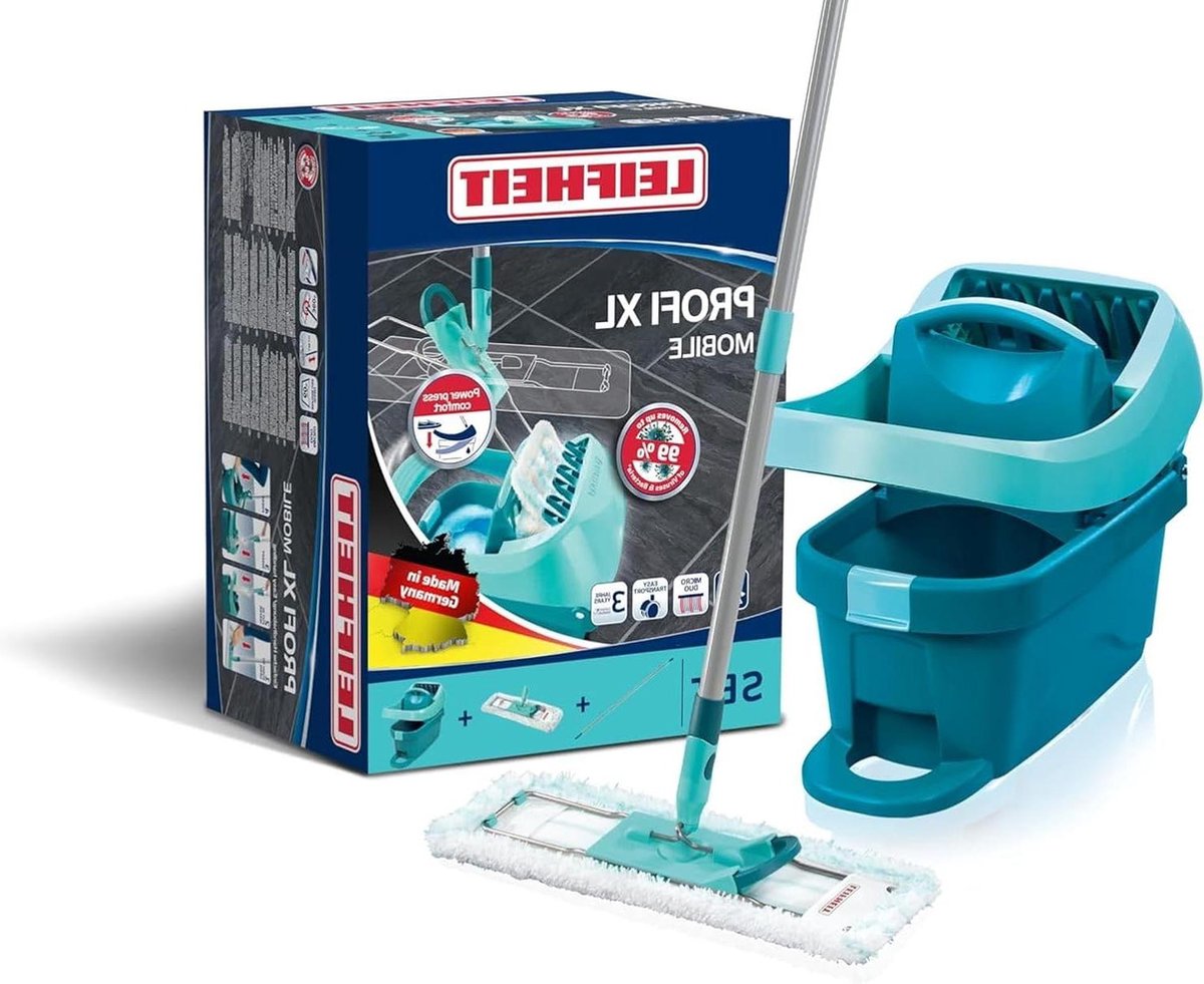 Wisserpers Profi XL vloerwisser en rollen reiniging schone handen zonder bukken tegels laminaat Click-System