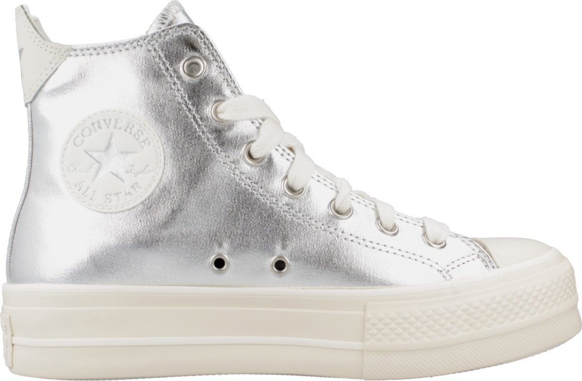 CONVERSE CHUCK TAYLOR ALL STAR LIFT PLATFORM METALLIC EU Zilver