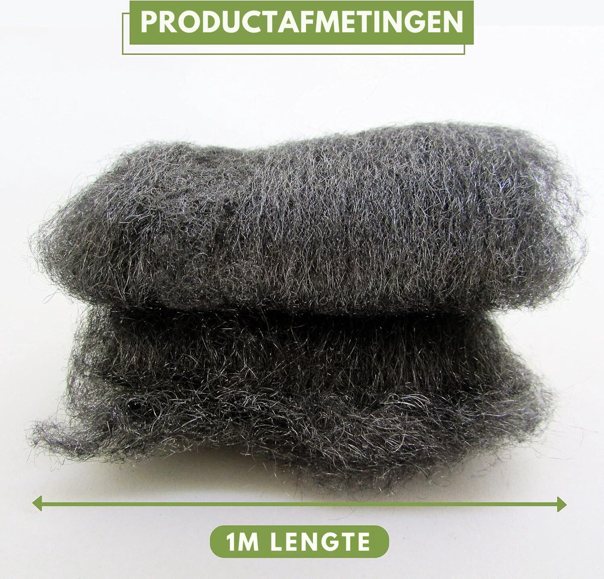 Shineboc - Staalwol, reinigingsdraad, wol, polijststaal, wol klasse 3# Fine Steel Wool voor het reinigen, polijsten en afwerken van hout, glas, metaal, steen