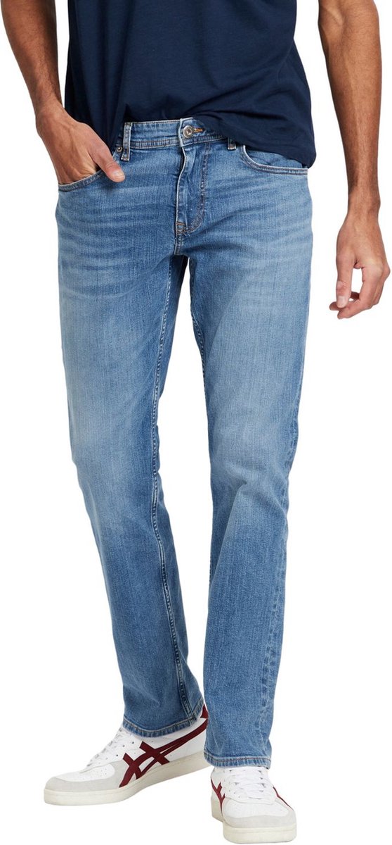 Cross Jeans Heren Jeans Broeken DYLAN regular/straight Fit Blauw 30W / 34L Volwassenen