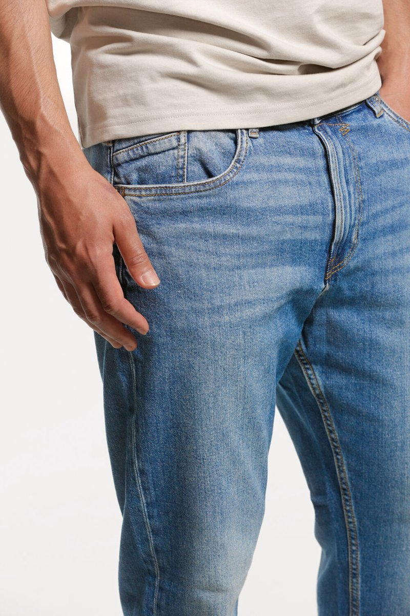 Chief DARRYL Heren Loose Fit Jeans Blauw - Maat W29 X L30