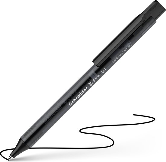 Schneider gelpen - Fave - zwart - 0.4mm - S-101101-20