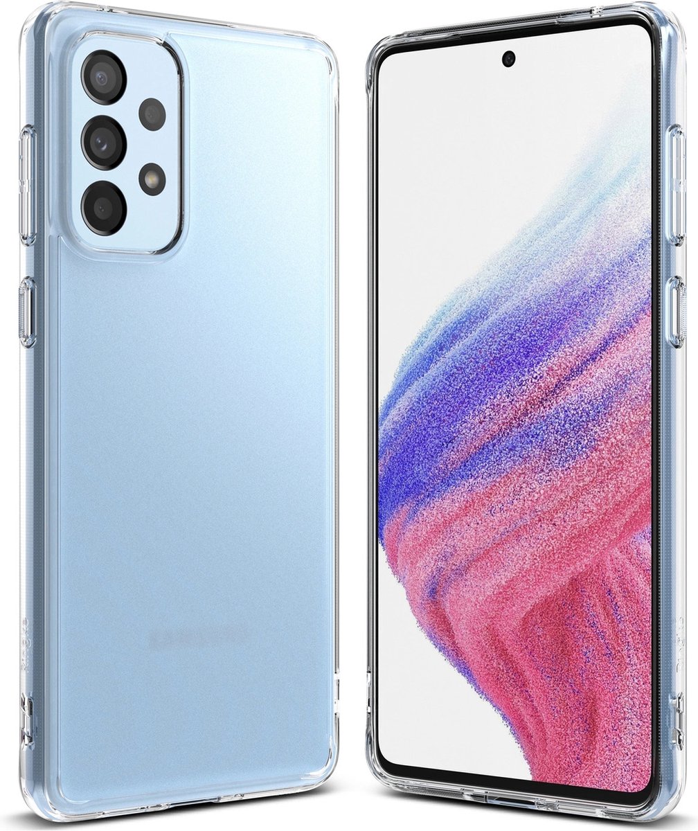Ringke - Fusion - Matte case cover met gelframe voor Samsung Galaxy A73 doorschijnend