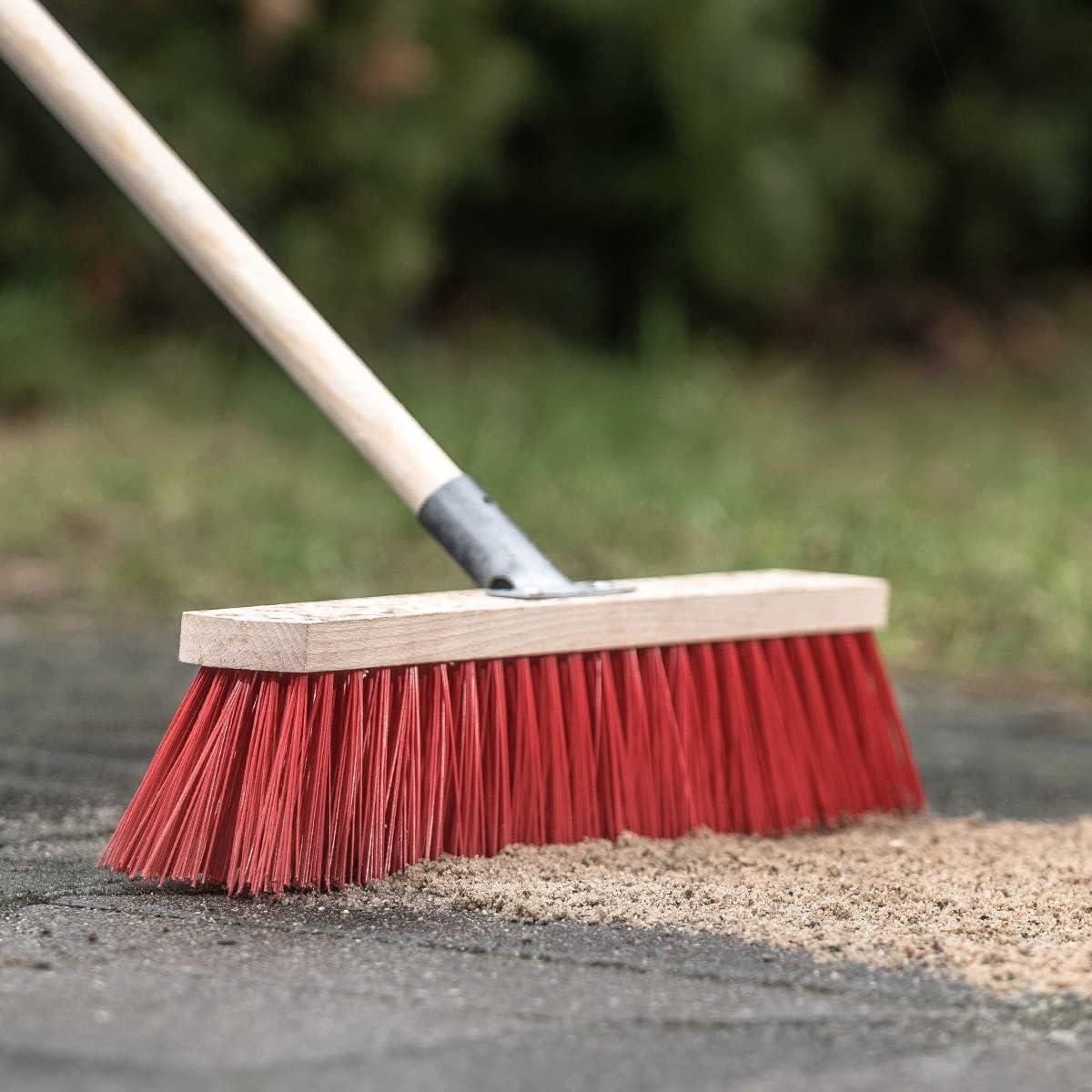 Goedkoopste Bezem serie 26 industriële voor het reinigen van vlakke oppervlakken - Dikke zachte borstelharen - Universele draad - Duurzaam ontwerp - Overal bereik - Breedte 40 cm