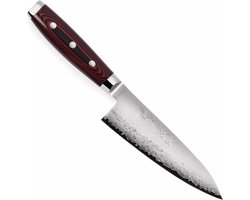 Yaxell Super Gou Koksmes 15 cm – 161 Lagen Damaststaal – SG2 Staal – 63 HRC – Canvas-Micarta Heft