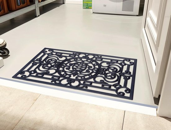 Hanse Home Mix Mats, Kokosmat, Deurmat Voor Binnen En Buiten, 45 X 75 Cm Voetmat Kokosmat Vuilvangmat Kat Kat Design Weerbestendig Antislip Voor Entree En Buiten Natuur